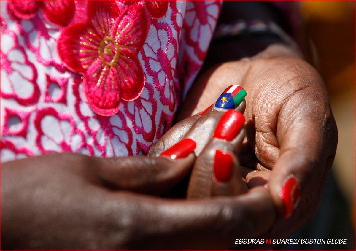 SOUTH SUDAN ANNIVERSARY: Another Crocodile Liberation story? South Sudan Flag Nailpolish