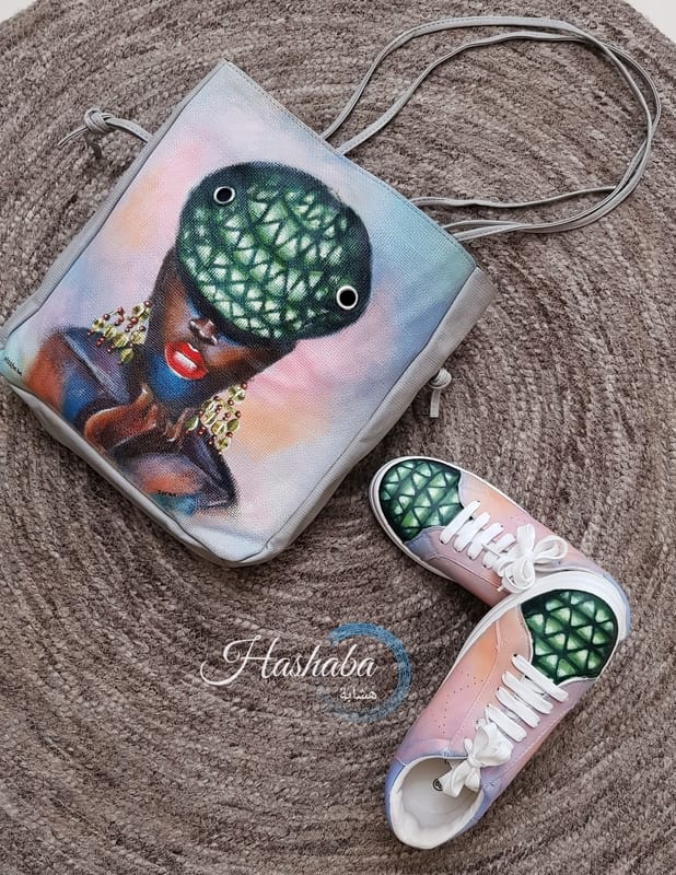 Where Art Meets Fashion: Introducing Artist Israa Shajar and Hashaba Shop