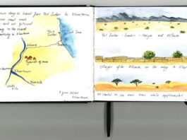 MSF Humanitarian Narin Fandoglu Captures Sudan’s Crisis in Watercolour Journal