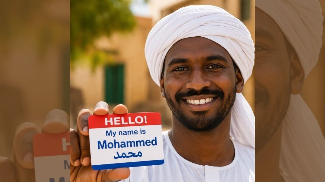 Mohammed Is the Most Common Name in Sudan