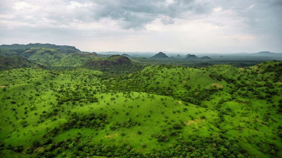 Hills west of Nyat, South SudanCopyright © Gael R.Vande weghe